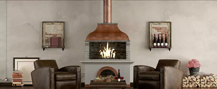 Thelin Hearth Products Providence Pellet Insert Fireplace Installation in Kingsville, TX