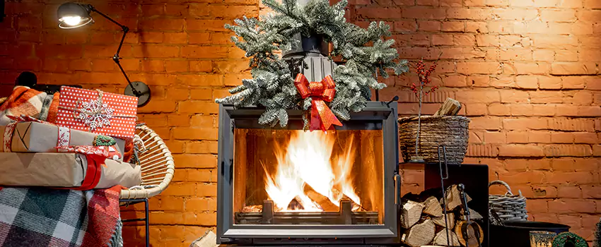 Travis Industries Linear Gas Fireplace Installation in Kingsville, Texas